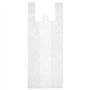 Hemddraagtassen HDPE 55cm x 22cm x 15cm Wit middel