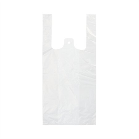 Hemddraagtassen HDPE 42cm x 21cm x 13cm Wit