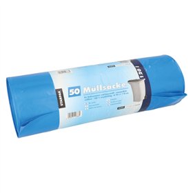 Industrie afvalzakken LDPE 120 l 110cm x 70cm Blauw