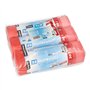 Pedaalemmerzakken met treklint HDPE 30 l 70cm x 55cm Rood