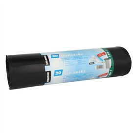 Industrie afvalzakken LDPE 150 l 150cm x 70cm Zwart extra sterk en scheurvast - Horecavoordeel.com