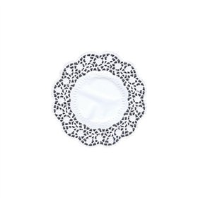 Druppelvangers rond Ø 15cm Wit