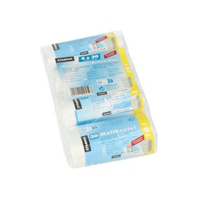Huisvuilzakken met handgreep HDPE 10 l 42cm x 39,5cm Transparant