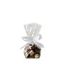 Zakjes PP 16cm x 9,5cm x 4cm Transparant gouden sterren - Horecavoordeel.com