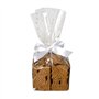 Zakjes PP 23,5cm x 14,5cm x 5,8cm Transparant gouden sterren