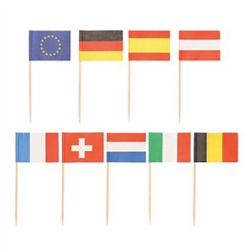 Decoprikkers 8cm Nations