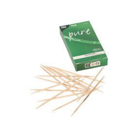 Tandenstokers hout Pure rond 8cm