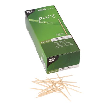 Tandenstokers hout Pure rond 6,8cm
