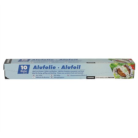 Aluminiumfolie 10 m x 30cm in dispenser doos