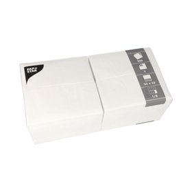 Servetten 3-laags 1/8-vouw 33cm x 33cm Wit - Horecavoordeel.com