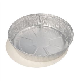 Schalen Aluminium + inleg deksel PE-gecoat rond 1000ml Ø 23cm x 4,4cm
