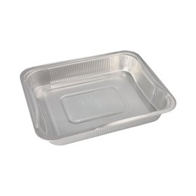 Gastronoom schalen Aluminium rechthoekig 3,4 l 5cm x 26,2cm x 32,2cm 1/2