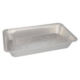 Gastronoom schalen Aluminium rechthoekig 8,5 l 8cm x 32,6cm x 52,7cm 1/1