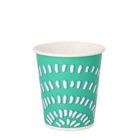Kartonnen drinkbekers voor koude dranken 0,2 l Ø 8cm x 8,8cm - Horecavoordeel.com