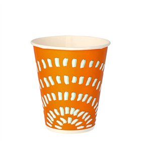 Kartonnen drinkbekers voor koude dranken 0,25 l Ø 8,97cm x 10cm Wit - Horecavoordeel.com