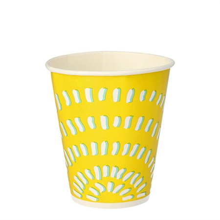 Kartonnen drinkbekers voor koude dranken 0,3 l Ø 8,97cm x 10 Wit