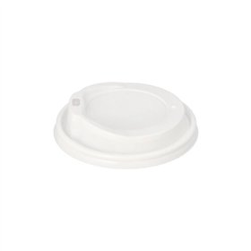 Deksel PS To Go rond Ø 9cm x 1,8cm Wit - Horecavoordeel.com