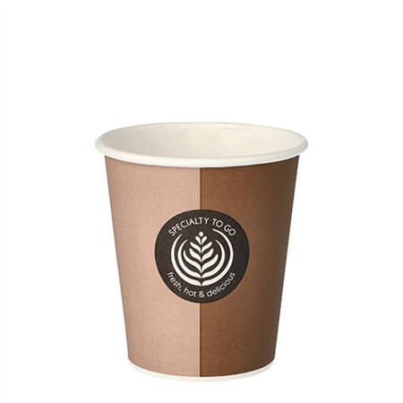 Drinkbekers Karton To Go 0,2 l Ø 8cm x 9,1cm - Horecavoordeel.com