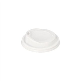 Deksel PS To Go rond Ø 8cm x 2cm Wit
