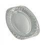 Catering serveerschalen Aluminium ovaal 43cm x 29cm