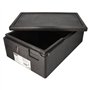 Transportboxen EPP 60cm x 40cm x 23cm Zwart Gastro-Norm 1/1 - Horecavoordeel.com