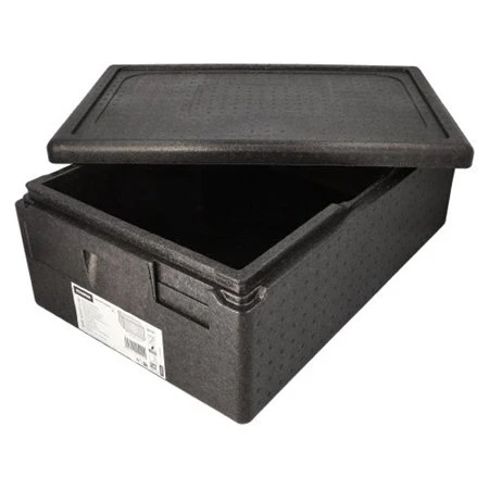Transportboxen EPP 60cm x 40cm x 23cm Zwart Gastro-Norm 1/1