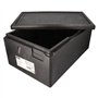 Transportboxen EPP 60cm x 40cm x 28cm Zwart Gastro-Norm 1/1 - Horecavoordeel.com