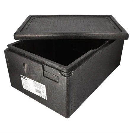 Transportboxen EPP 60cm x 40cm x 28cm Zwart Gastro-Norm 1/1
