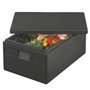 Transportboxen EPP 68,5cm x 48,5cm x 36cm Zwart Euro-standaard