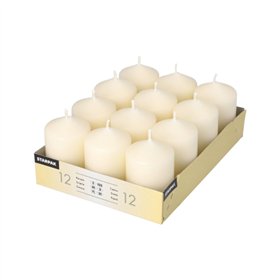 Stompkaarsen Ø 40mm x 60mm Ivoor Ivory