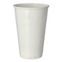 Drinkbekers PP 0,5 l Ø 9,5cm x 13,7cm Wit met schuimkraag