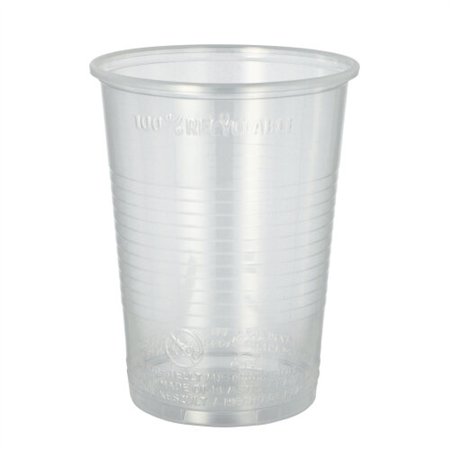 Drinkbekers PP 0,4 l Ø 9,5cm x 12,2cm Transparant met schuimkraag