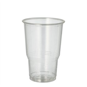 Drinkbekers voor koude dranken PLA Pure 0,25 l Ø 7,8cm x 11cm Glashelder met schuimkraag