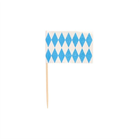 Decoprikkers 8cm Beiers Blauw