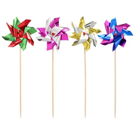 Decoprikkers 17,5cm kleuren assortiment Molen - Horecavoordeel.com