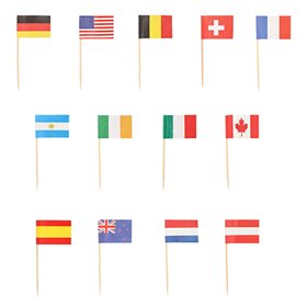 Decoprikkers 8cm Nations - Horecavoordeel.com