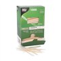 Tandenstoker hout per stuk verpakt rond 6,5cm met menthol