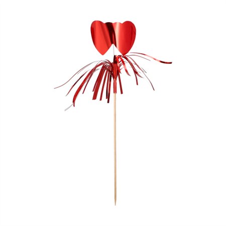 Decoprikkers 22cm Rood Amore - Horecavoordeel.com