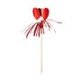 Decoprikkers 22cm Rood Amore - Horecavoordeel.com