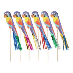 Decoprikkers 18cm Parrot