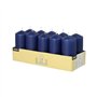 Stompkaarsen Ø 40mm x 90mm Donkerblauw