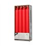 Kroonkaarsen Ø 2,4cm x 20cm Rood van 100% stearine - Horecavoordeel.com