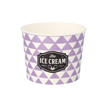 IJsbekers Karton rond 500ml Ø 11cm x 8,3cm Fruit