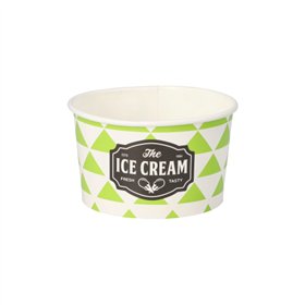 IJsbekers Karton rond 125ml Ø 8cm x 4,8cm Fruit