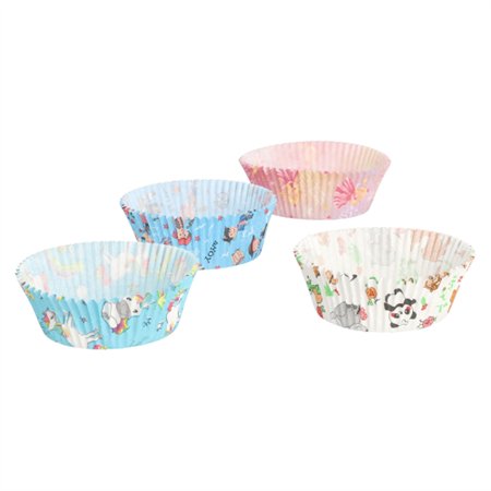 Bakvormpjes Ø 5cm x 2,5cm 4 motieven Assorti