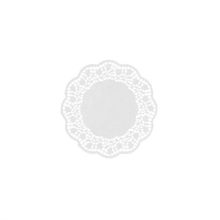 Druppelvangers rond Ø 12cm Wit
