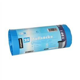 Industrie afvalzakken HDPE 120 l 110cm x 70cm Blauw - Horecavoordeel.com