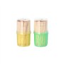 Tandenstokers rond 6,5cm gedraaid in dispenser