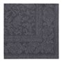 Servetten ROYAL Collection 1/4 vouw 40cm x 40cm Zwart Ornaments