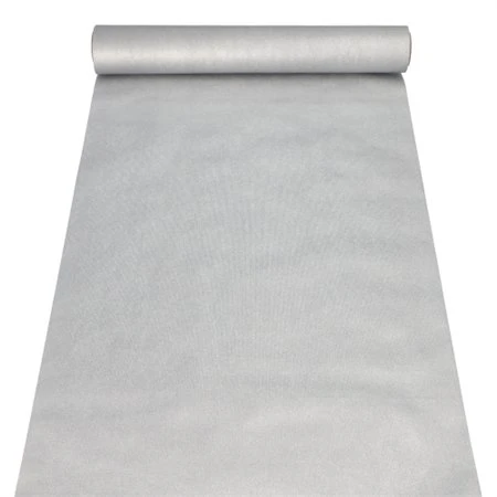 Tafellopers stofkarakter nonwoven soft selection 4,8 m x 40cm Zilver